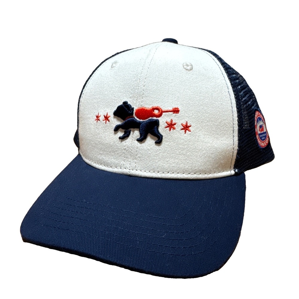 Windy City Smokeout Cubbie Bear Guitar Trucker Hat Mesh Special Ticket Offers